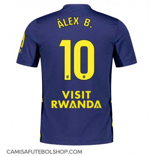 Camisa de time de futebol Atletico Madrid Alex Baena #10 Replicas 2º Equipamento 2025-26 Manga Curta